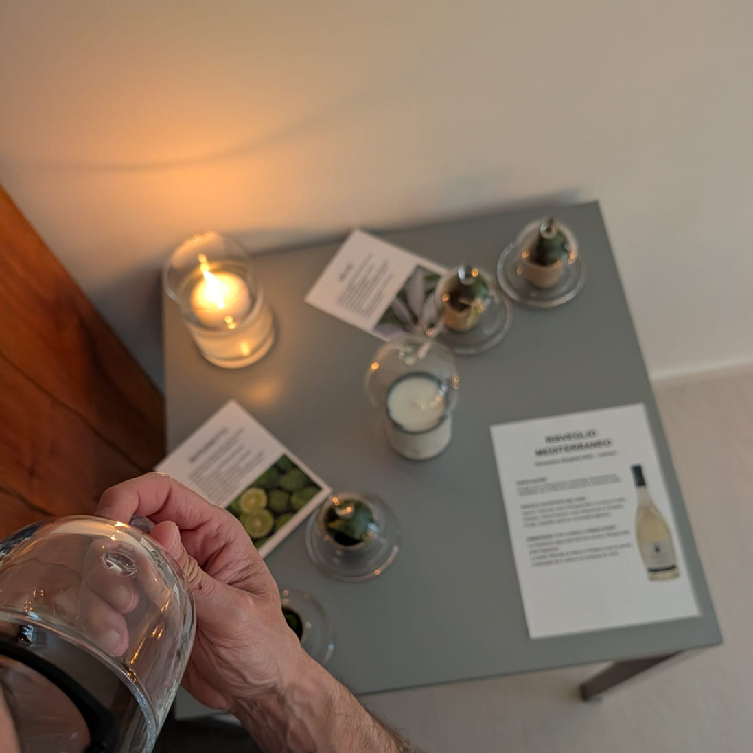 Candle & Wine